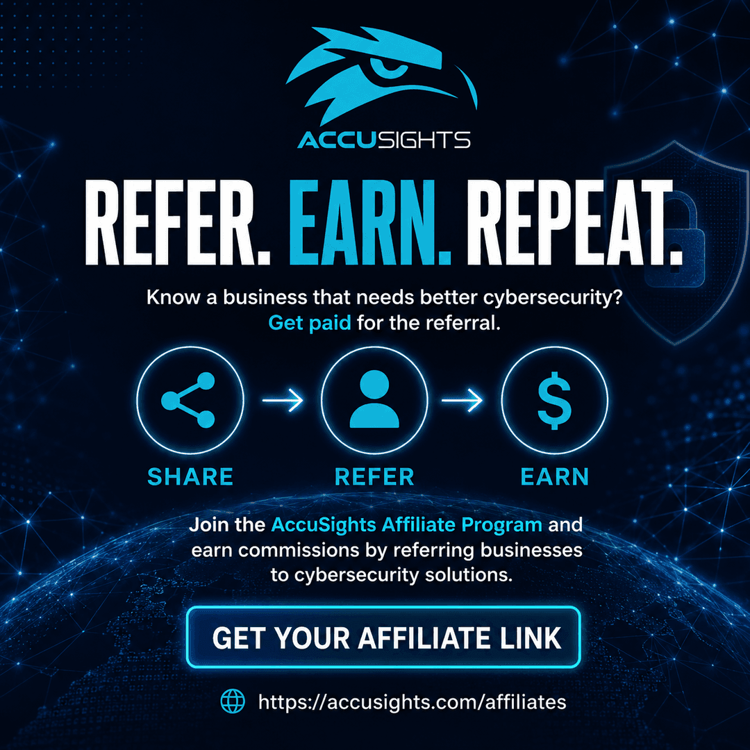 Refer, earn, repeat. Share your link and earn commissions with the AccuSights Affiliate Program.